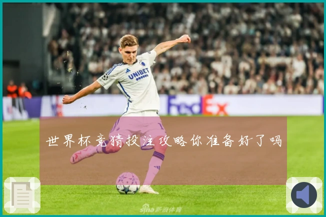 世界杯竞猜投注攻略你准备好了吗